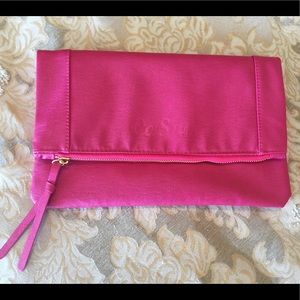 Casun Pink Clutch Handbag Magnetic Closing